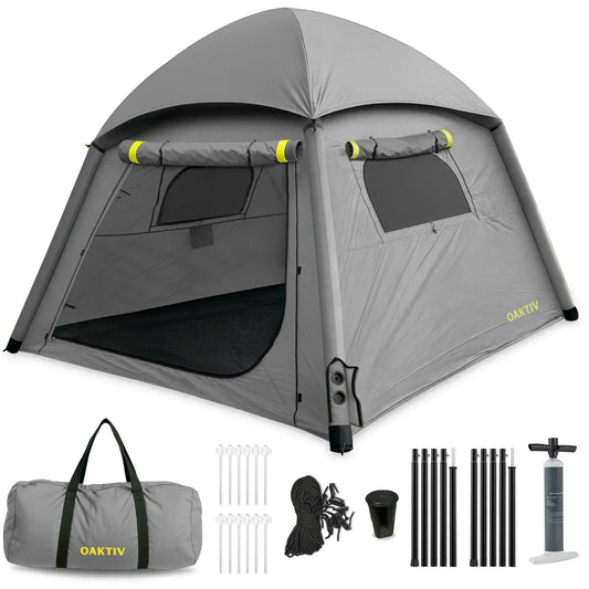 self tent camping CloudCamp Self-Inflating Camping Tent