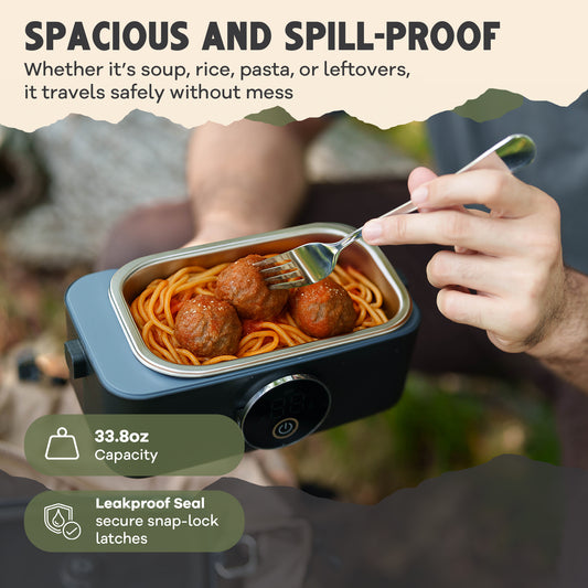 ThermoGo™ Self-Warming Electric Lunch Box