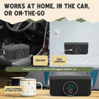 ThermoGo™ Self-Warming Electric Lunch Box