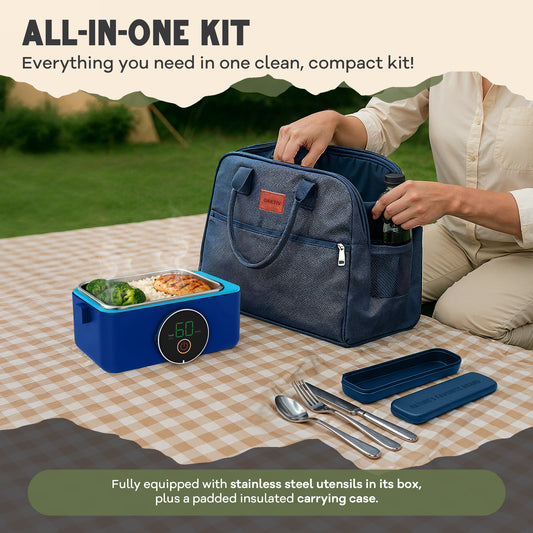 ThermoGo™ Self-Warming Electric Lunch Box
