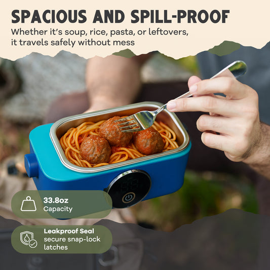 ThermoGo™ Self-Warming Electric Lunch Box