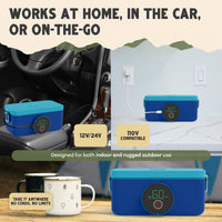 ThermoGo™ Self-Warming Electric Lunch Box