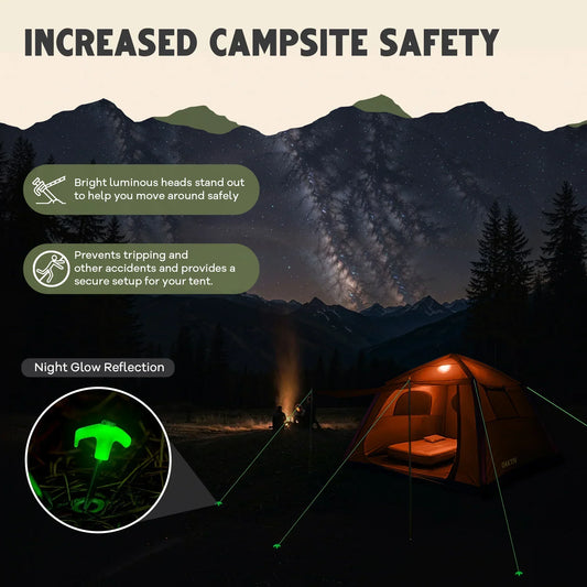 glow tent CloudCamp™ Self-Inflating Camping Tent